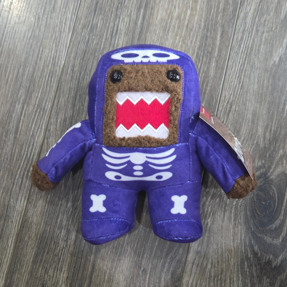 Domo Domo-Kun 2026 Target Halloween Skeleton Costume Plush Small Purple NEW